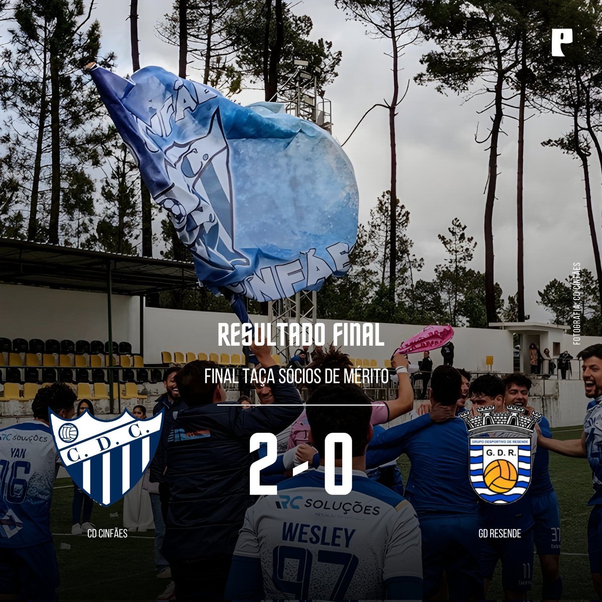 Proadepto's tweet photo. 🔵 A DOBRADINHA ESTÁ FEITA 🔵
@cdcinfaes1931 vence finalíssima da Taça Sócios de Mérito da @afviseu e consegue a tão sonhada dobradinha! #cdcinfães #gdresende #afviseu https://t.co/XSsiuz6yxt