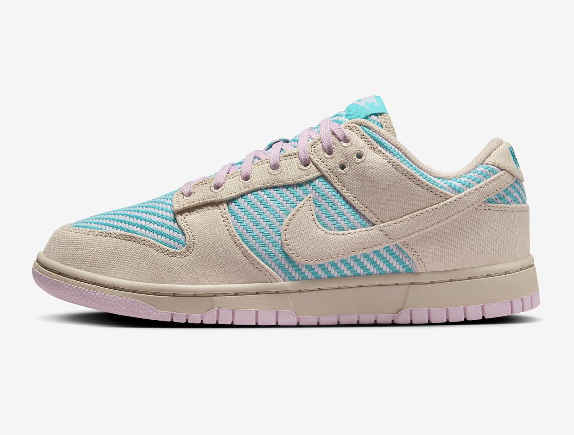 SOLELINKS's tweet photo. Ad: Women's Nike Dunk Low 'Multi-Color/Dusty Cactus' on sale for $101.25 + shipping, use code KN25 => https://t.co/10BZD1k3Ch https://t.co/sK5z3IxbYA