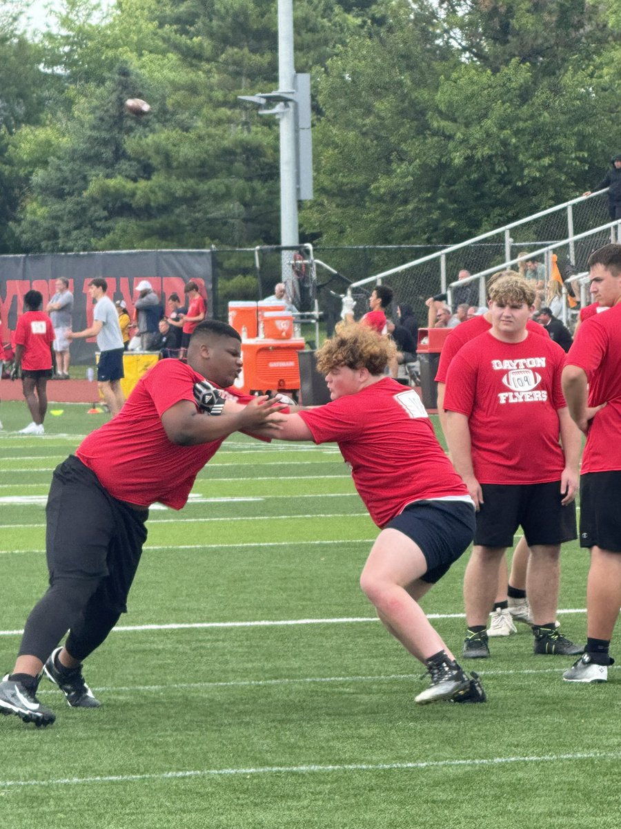 KaedenShock's tweet photo. Put in work @DaytonFootball Prospect Camp today! Thank you for the opportunity @Coach_Amakihe! 💪🏼🏈 https://t.co/U97gBSYAe4