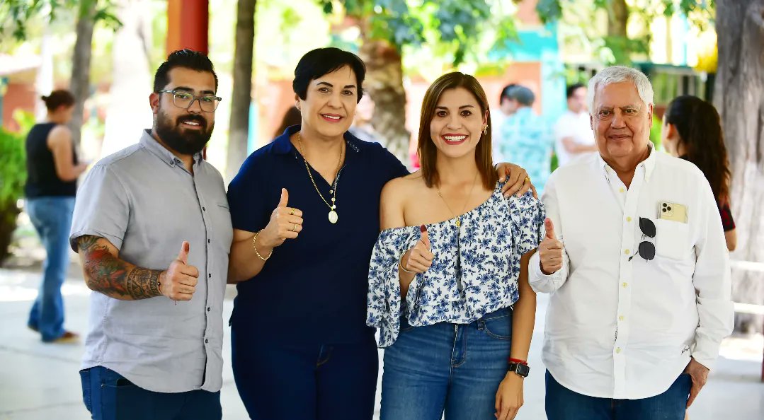 Gabyvazquezch's tweet photo. Iniciamos el día cumpliendo con nuestro deber cívico de votar.

Lo hacemos con todo el corazón convencidos de la importancia de la participación ciudadana. 

¡Acudamos todos a las urnas y hagamos que nuestra voz sea escuchada! https://t.co/r4kIjz6pZt