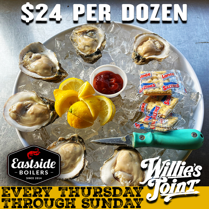 Our favorite place, Willie's Joint in Buda is celebrating their 10th Anniversary today.

We are headed over there for some live music, margaritas and a juicy burger.

We better see some friends there.

Get that crawfish while you can and try their amazing oysters.