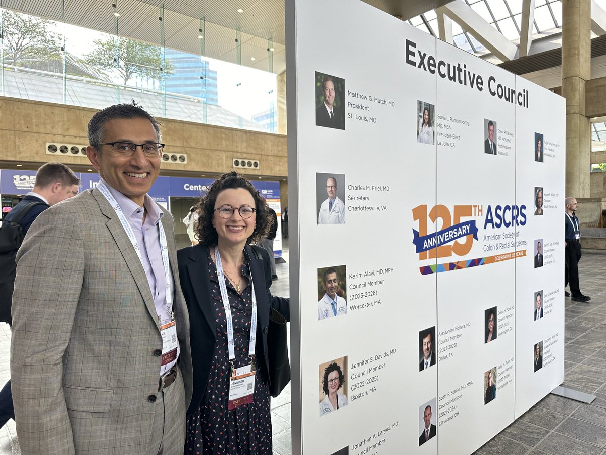 Justin Maykel (@justinmaykel) on Twitter photo Makes you proud when your senior partner <a href="/KarimAlavi/">Karim Alavi</a> and former junior partner <a href="/jendavidsmd/">Jennifer Davids, MD</a> represent your national society <a href="/ASCRS_1/">ASCRS_1</a> on the Executive Council. The future is BRIGHT!!
#ASCRS24 Makes you proud when your senior partner <a href="/KarimAlavi/">Karim Alavi</a> and former junior partner <a href="/jendavidsmd/">Jennifer Davids, MD</a> represent your national society <a href="/ASCRS_1/">ASCRS_1</a> on the Executive Council. The future is BRIGHT!!
#ASCRS24