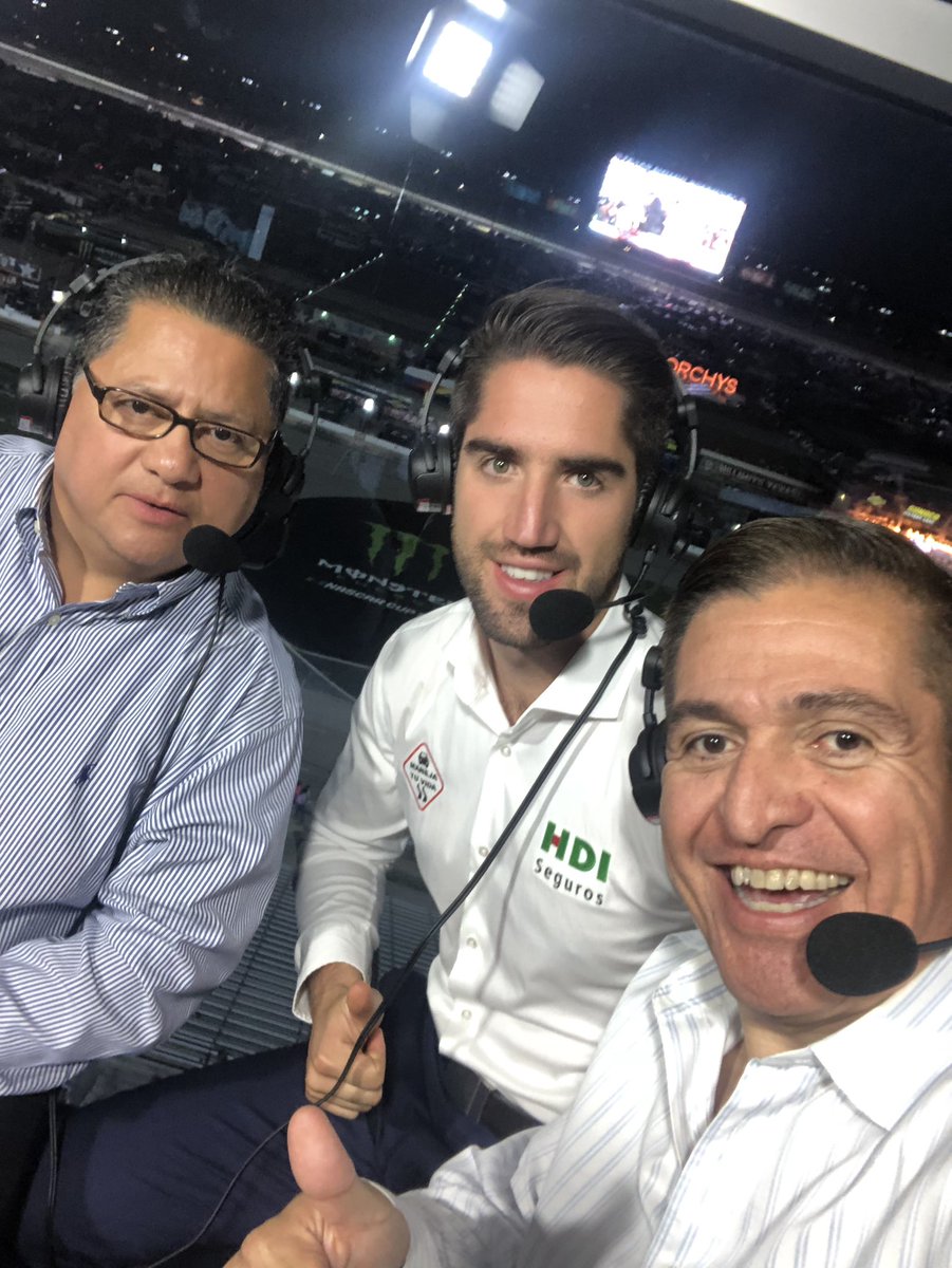 LuisRSolis's tweet photo. Grandes recuerdos de mis tiempos como comentarista de NASCAR en Fox junto a mi hermano @TonyRiveraSPEED y el 5 veces Campeón de México @rubengarcia4!
#mygratitudetour https://t.co/YYWVJ4Q6Gd