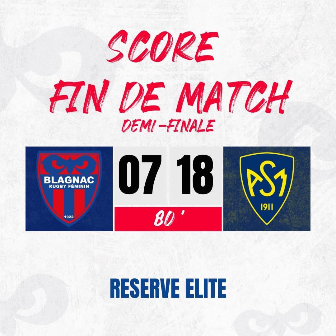 Et oui samedi prochain à Bourgoin Jallieu c’est pas 1 équipe mais 2 qu’il faudra encourager. L’équipe réserve a gagné sa place en finale cet après-midi contre Blagnac 
Bravo à toutes