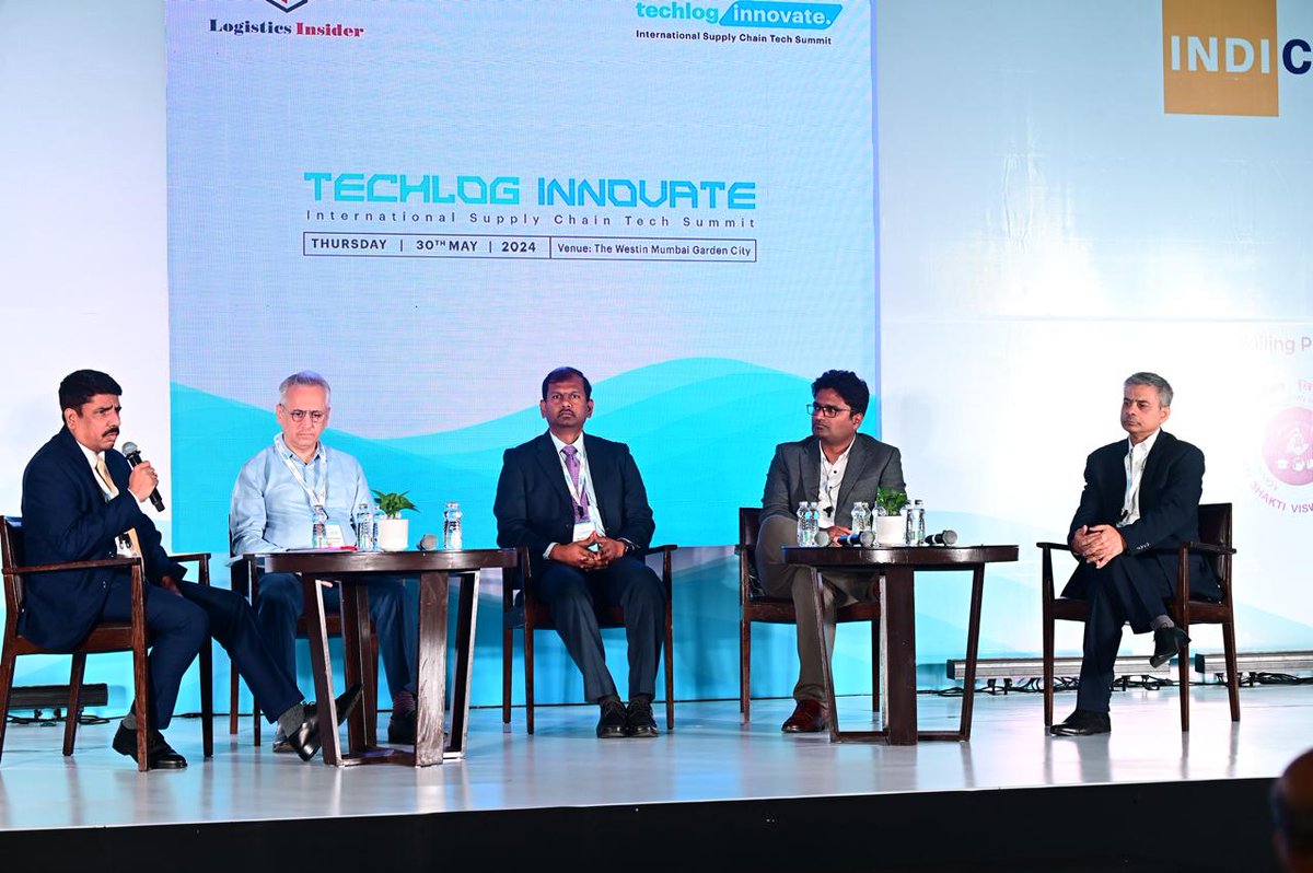 skartexpress's tweet photo. We're delighted to announce Mr. Sanjeev Choudhary, CEO of sKart, participated in a panel on "Strategies for Harnessing Emerging Technologies in Supply Chain Operations" at Techlog Innovate, organized by Logistics Insider in Mumbai.
#supplychains #technology #summit #sKart https://t.co/uqqAZkCSBg