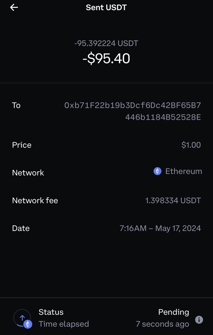 cryptolubee's tweet photo. @CryptoA40672341 Respond please, still waiting for DM. Sent money and still no telegram link since May 17. https://t.co/Wcrgpj1qpA