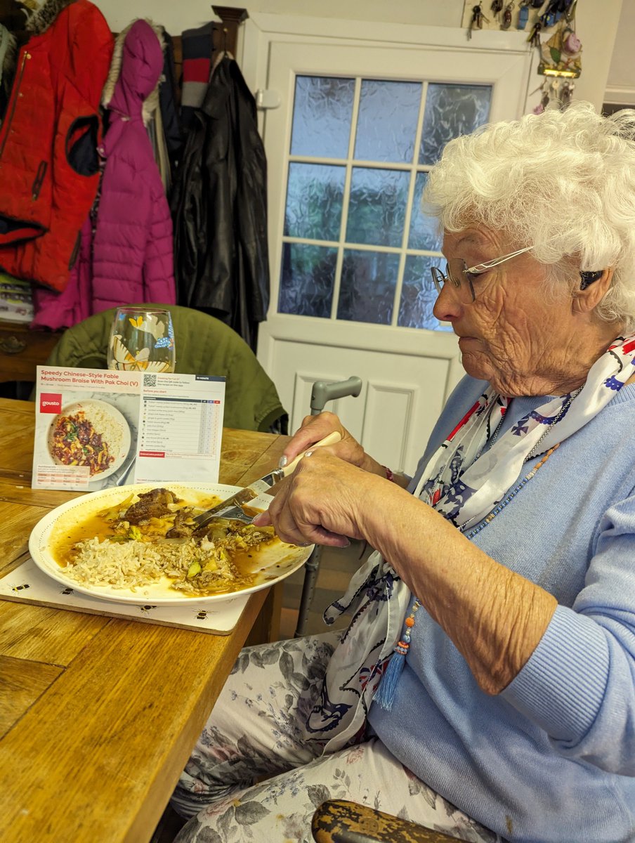 Loved my dinner of Chinese style fable mushroom braise with pak choi #delicious <a href="/goustocooking/">Gousto</a> #yourewelcome #octogenarian