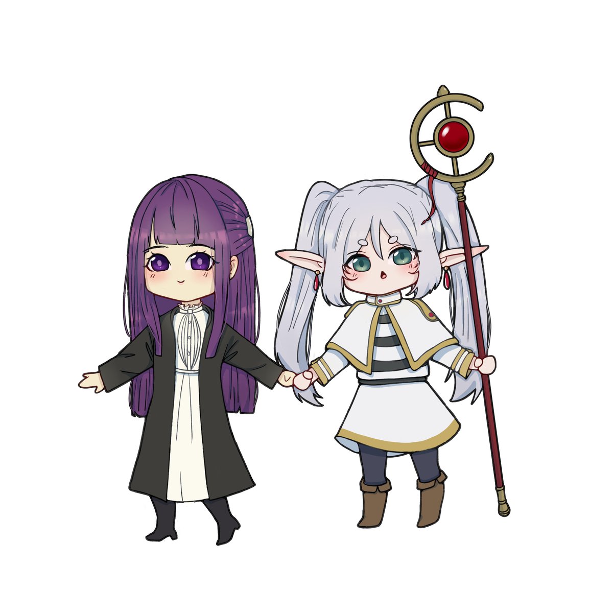 kkumakaze's tweet photo. frieren &amp; fern ~^^ https://t.co/ejc4ME9GNn