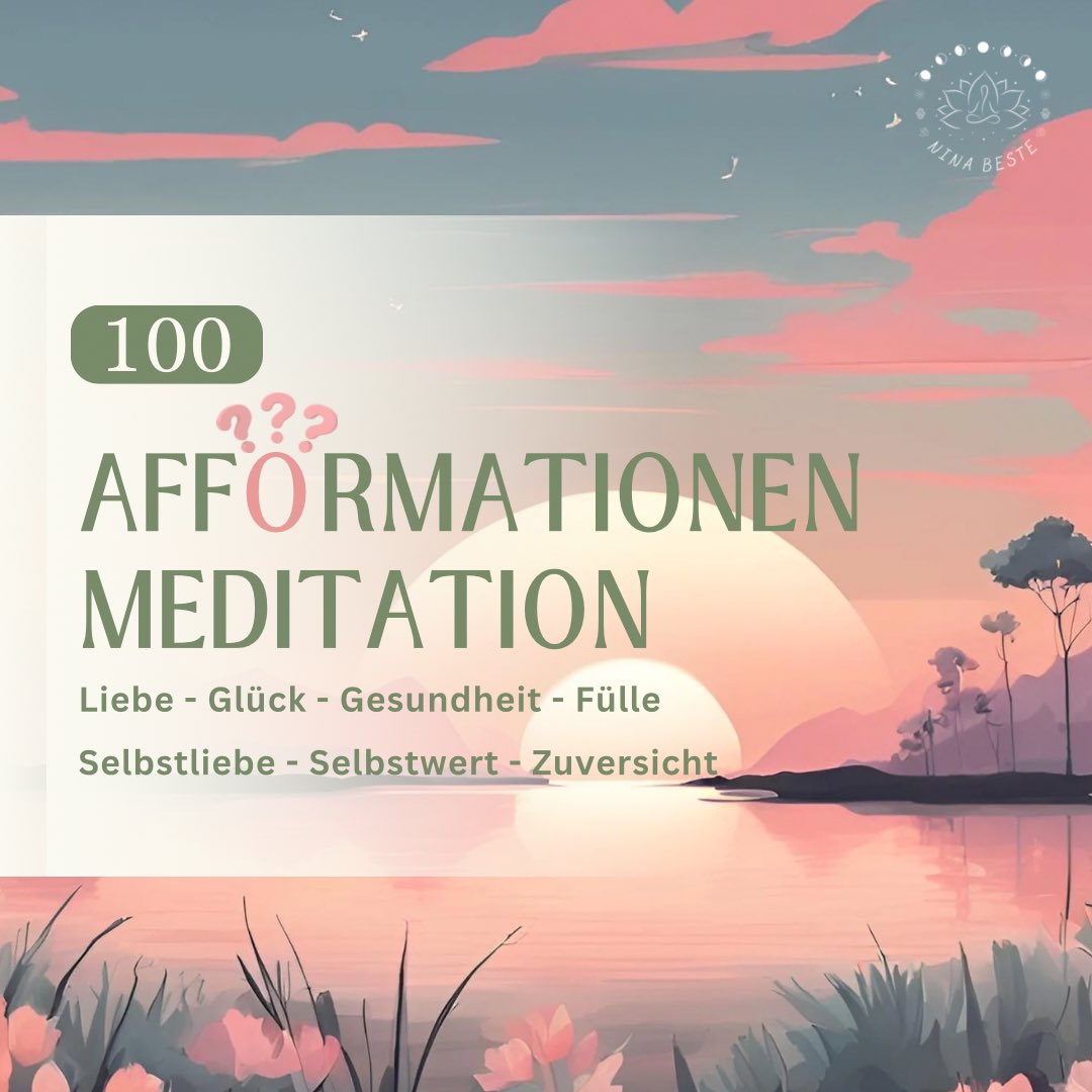 NinaBeste's tweet photo. ✨ Entdecke die Kraft der AffOrmationen!
.
Afformationen sind positive Fragen, die dein Unterbewusstsein dazu anregen, nach Antworten zu suchen &amp; dich für positive Veränderungen zu öffnen.
.
Namasté Nina
https://t.co/UTjjC6KbIe
#afformationen #meditation https://t.co/XzZeCSSzXi