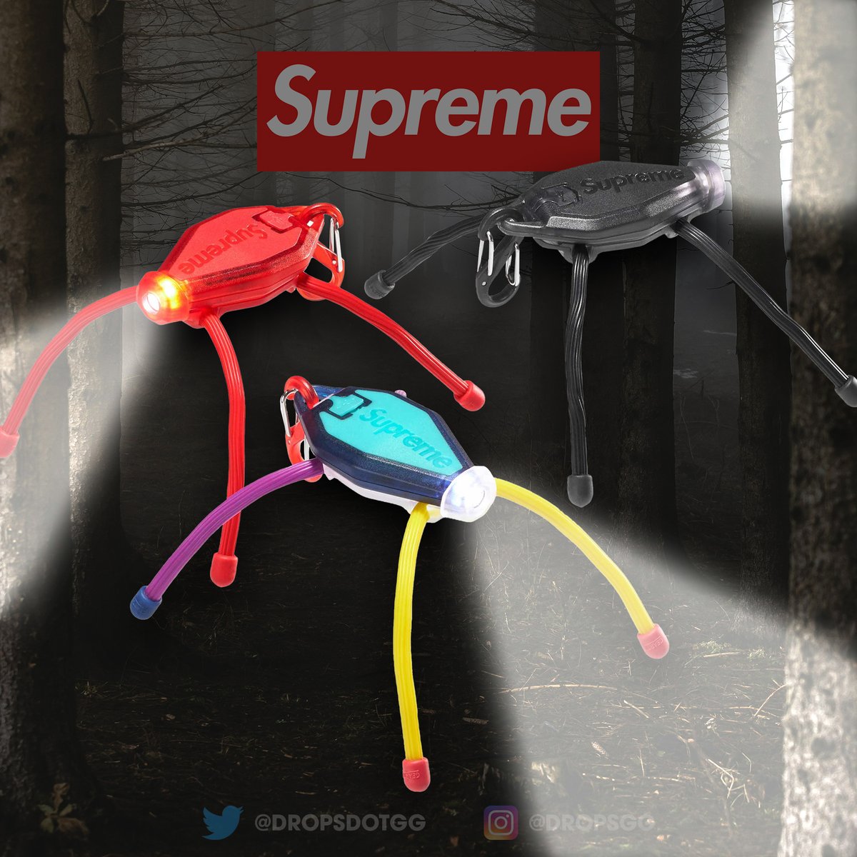 Supreme x Nite Ize Buglit is set to release this week too! Details 