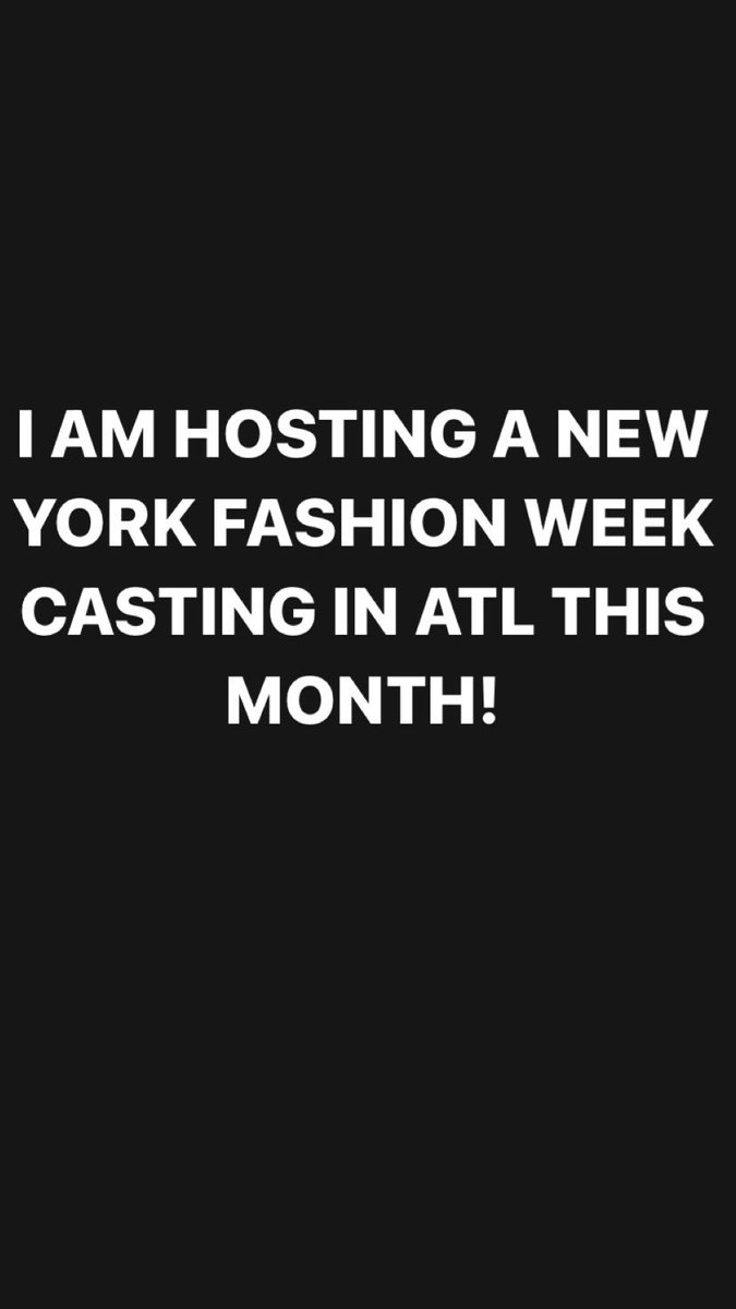 JasonCPeters's tweet image. #atlanta #nyfw #modelcasting