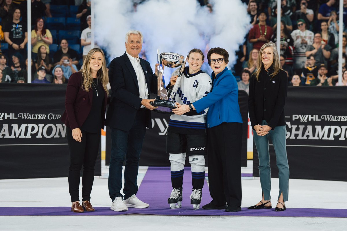 History Earned. Honored to be part of this special team and bring the Walter Cup to the State of Hockey for the first time. Thank you to everyone who played a role. 

The inaugural PWHL season was extraordinary on and off the ice. We all won this year.