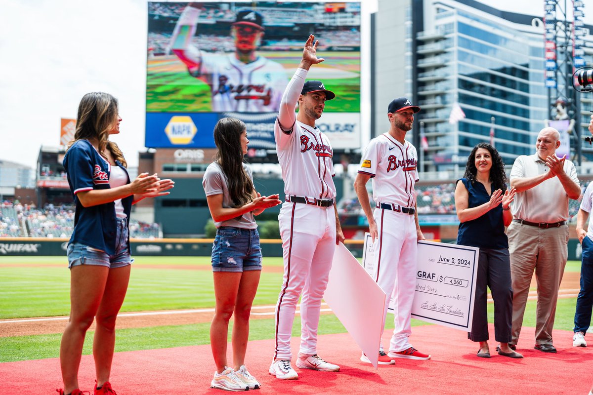 Before today’s Lou Gehrig Day game, held across <a href="/MLB/">MLB</a> to raise awareness for ALS, <a href="/mattolson21/">Matt Olson</a> was recognized as a finalist for the Lou Gehrig Memorial Award. This award is given annually to an MLB player who best exemplifies Gehrig’s character and integrity.
