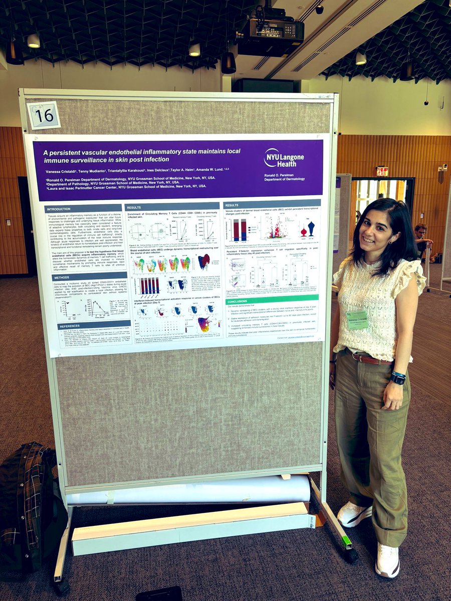 Vanessa Cristaldi (@cristaldi_vane) on Twitter photo Amazing time here at #ChemotacticCytokines2024 #GRS to present my data on endothelial inflammatory state and local immune surveillance! Thanks also to my menthor Amanda, <a href="/theLundLab/">Amanda Lund Lab</a> 🔬🥼🧫 Amazing time here at #ChemotacticCytokines2024 #GRS to present my data on endothelial inflammatory state and local immune surveillance! Thanks also to my menthor Amanda, <a href="/theLundLab/">Amanda Lund Lab</a> 🔬🥼🧫