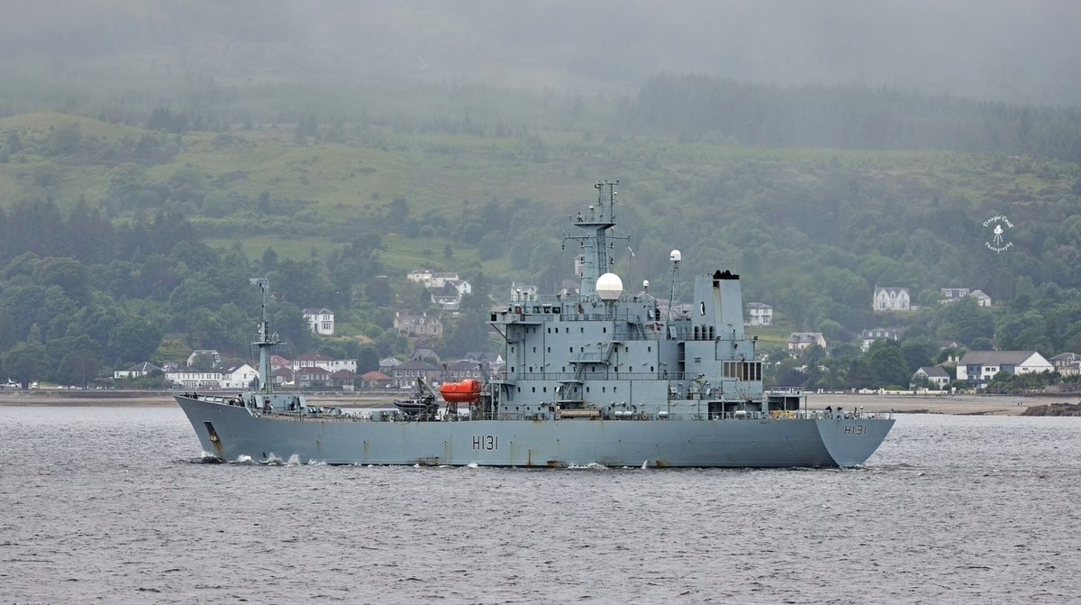 DougieCoullPix's tweet photo. HMS Scott departing this afternoon.
#hmsscott #royalnavy #navy #shipping #inverclyde #riverclyde https://t.co/W9tJkRktRT