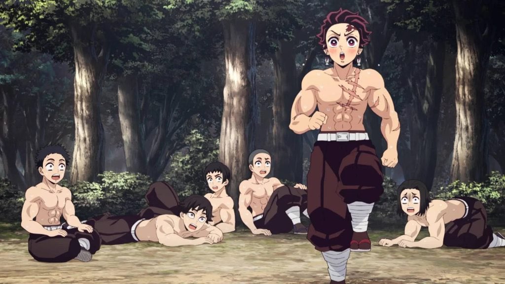 ZephryusOrg's tweet photo. Surprised no one’s drawing an orgy or gangbang with all these built sweaty shirtless bois together. lol https://t.co/V2XZd7esFW