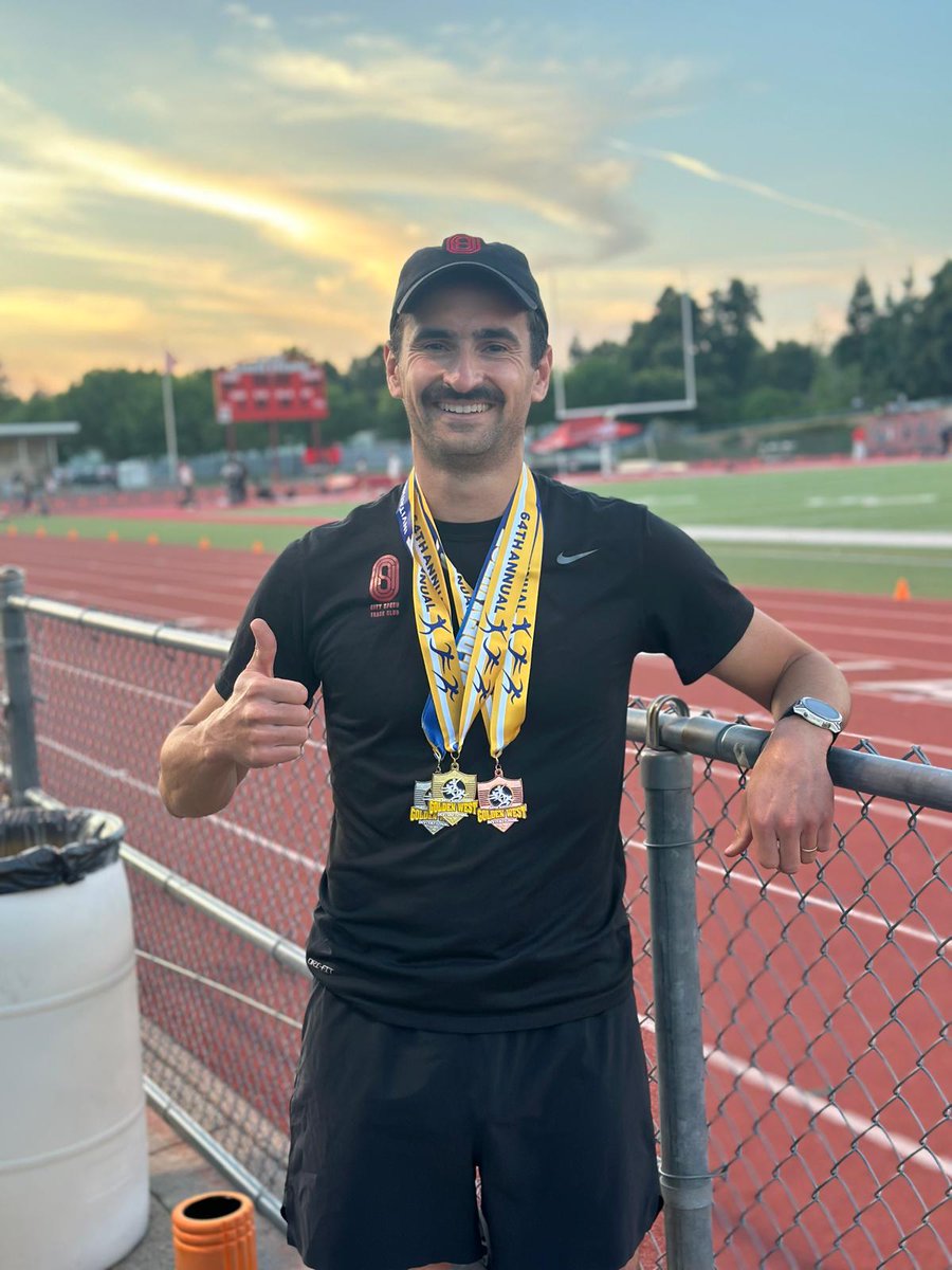Age 36 - took 14 jumps across long, high, and triple jumps yesterday. 15th in the world for my age in triple jump 🤠. Can still walk today 🚶‍♂️. First high jump competition in 17 years! No cold plunge required 💆‍♂️