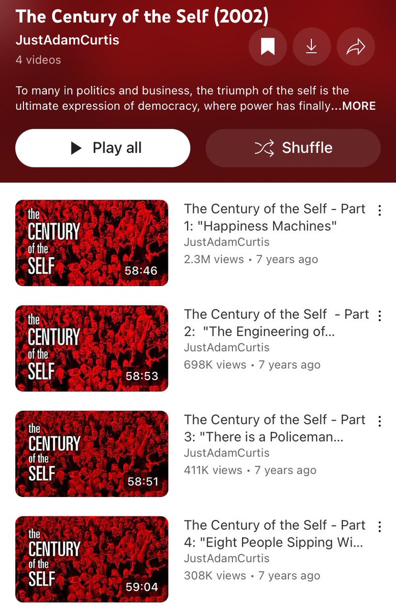 okay fuck it i will just double down,,  these are the my fav documentaries (they are goated) pls tell me if you know more based ones