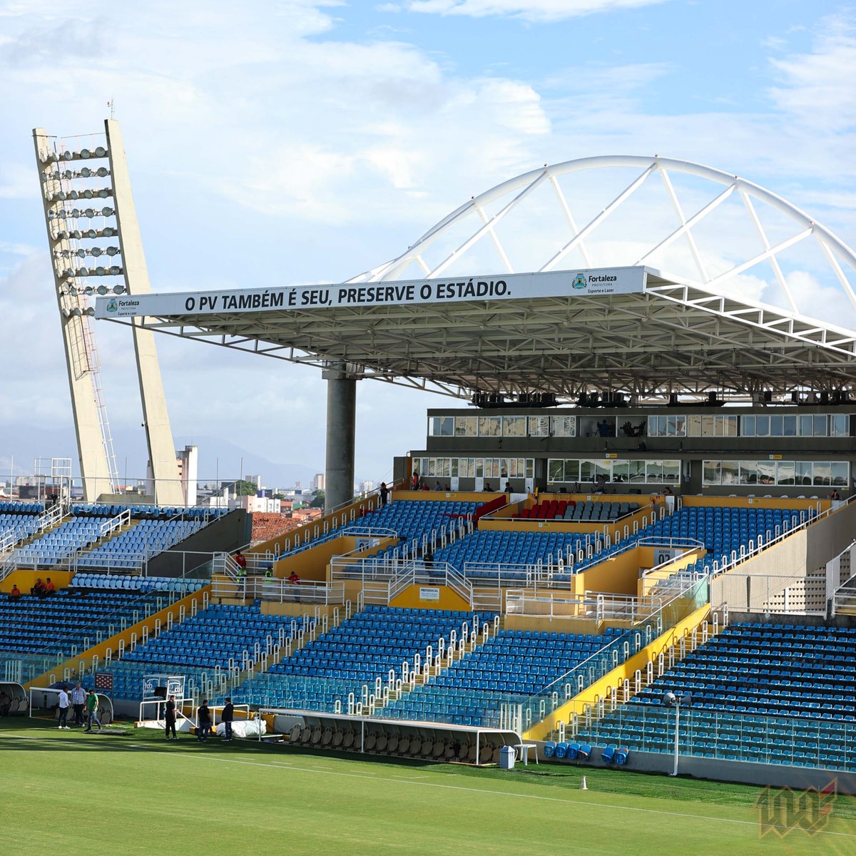 AthleticoPR's tweet photo. 👀 Mais detalhes do palco de #FORxCAP. 

📸 José Tramontin/athletico.com.br 
#Athletico #Brasileirão https://t.co/PY6grm7riJ