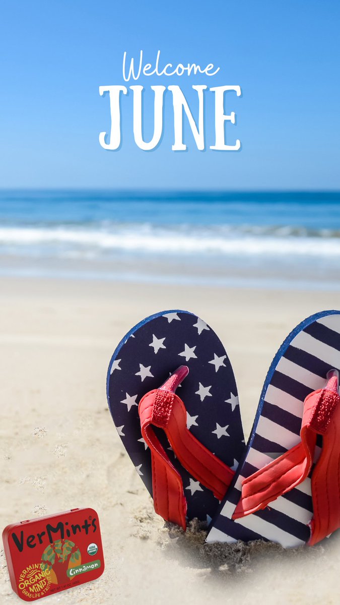 VerMints's tweet photo. Welcome June 😎 Grab life and hit the beach this summer! #vermints #grablifeandtasteit #summer #beach #vegan #organic #nongmo #glutenfree https://t.co/oneG7w4FLD