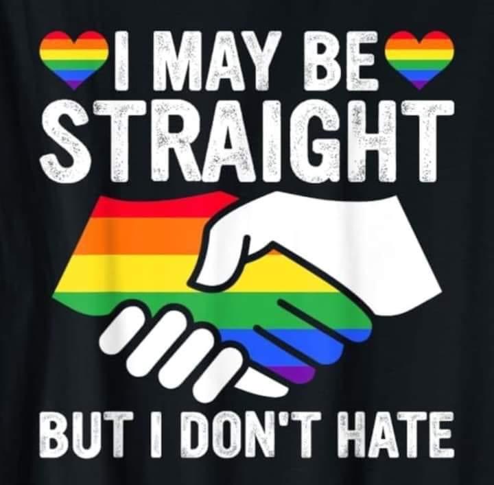 No room for hate of any kind here…move along if you’re so inclined.
#Ally