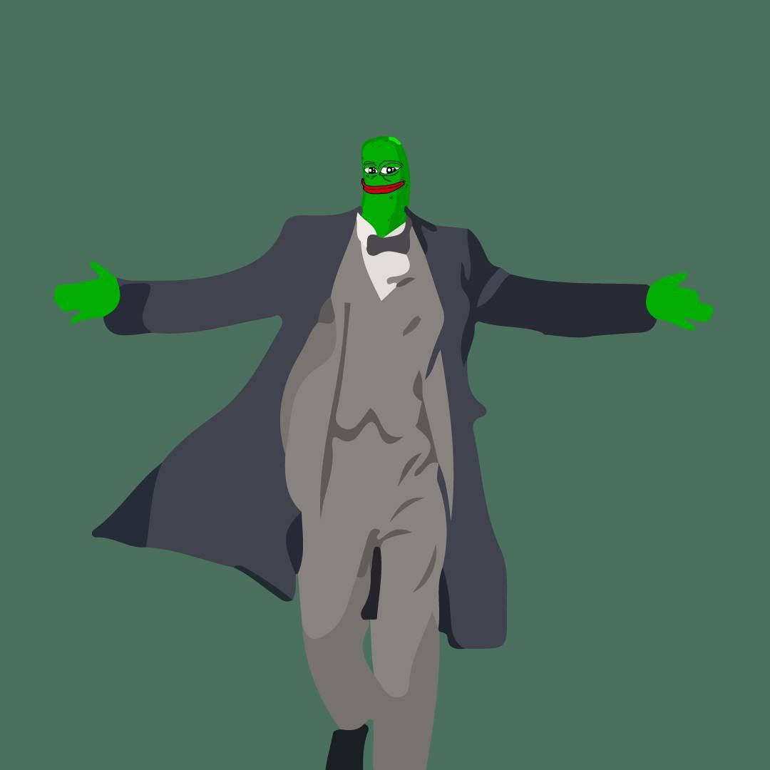 Alfonzmaxi's tweet photo. @level941 Buy $pepen or stay poor 

The pickle is the one true god https://t.co/R2jYuWGA2R