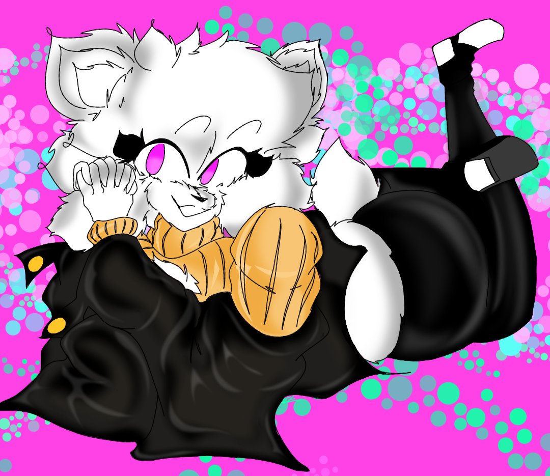 Pokey_Puni_'s tweet photo. This pose in particular, was inspired by the album cover of Life, by The Cardigans, I think it fits her character :3 https://t.co/GkzMx1uziP