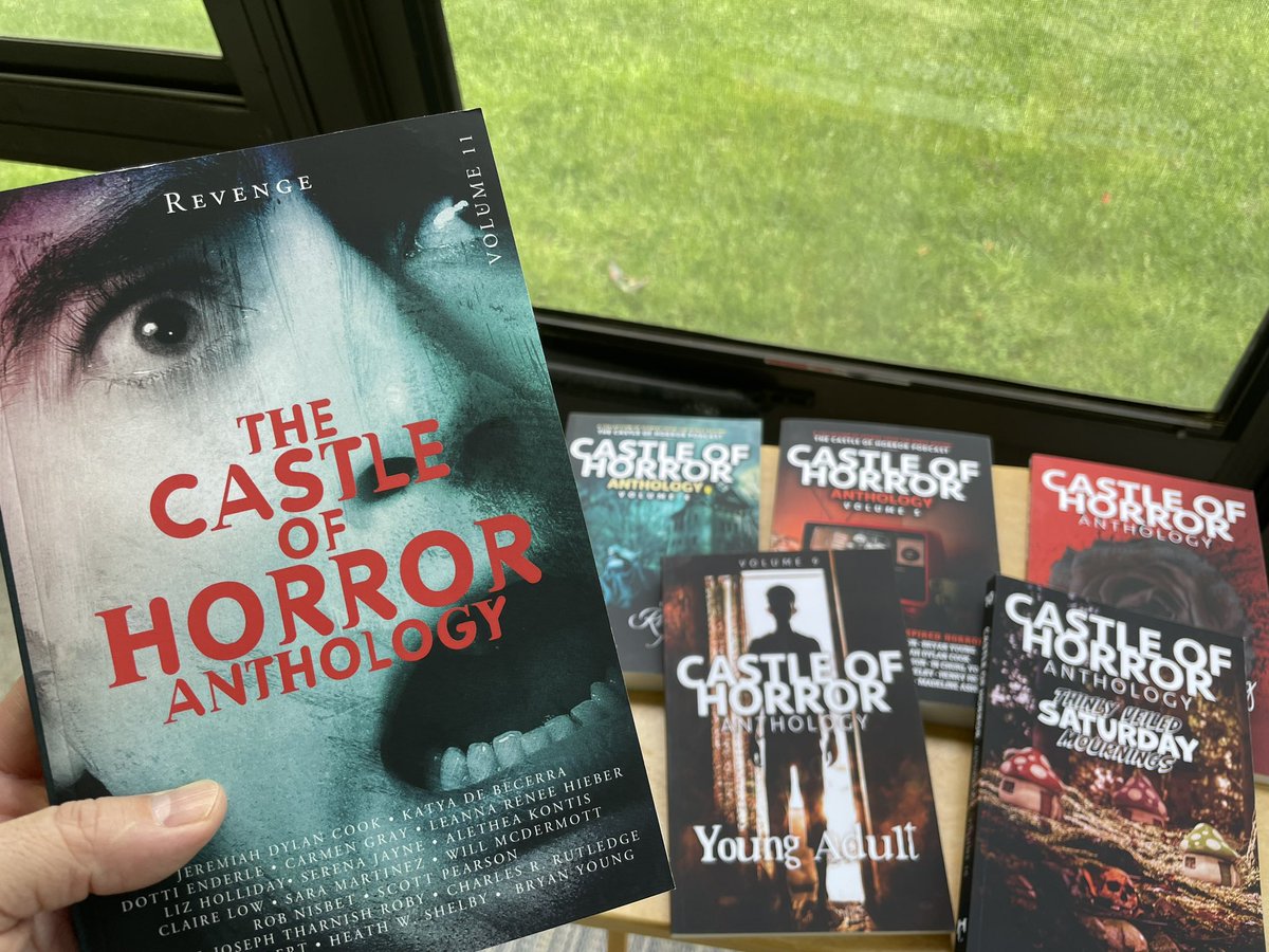 SMichaelPearson's tweet photo. Have I mentioned yet I’ve got the latest Castle of Horror anthology in my hand? Volume 11: Revenge includes my story “First Impression.” This is my sixth appearance in these great themed anthologies from @castlebridgemed, edited by @jasondhenderson and @inchurlyo. https://t.co/09DWuYZnL6