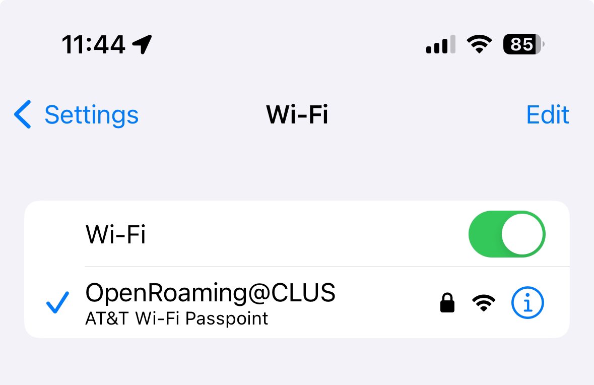 samuel_clements's tweet photo. Woo!! OpenRoaming at @CiscoLive!! Fast and easy. Nicely done. https://t.co/ncBZgAA8na