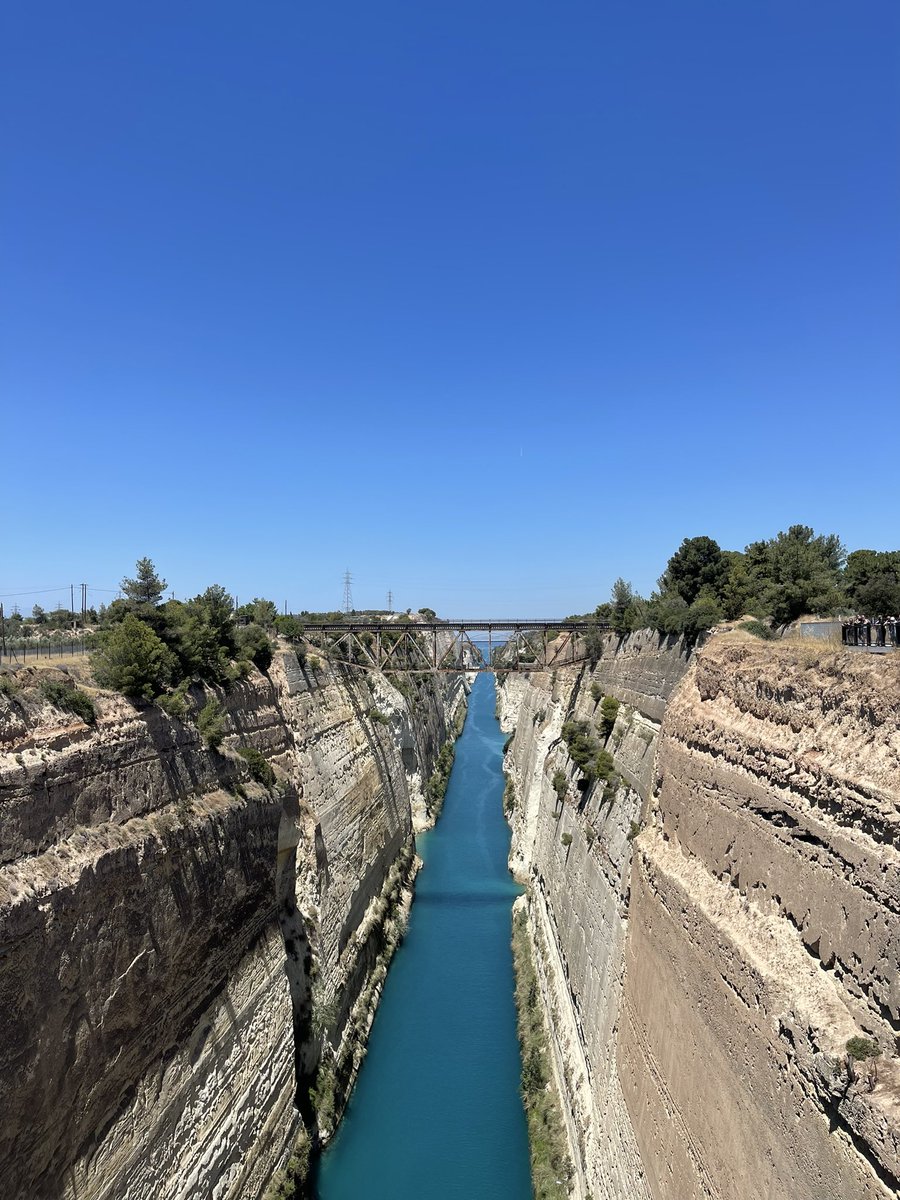 HobartLacrosse's tweet photo. Day 3: ➡️ The Statesmen traveled to Tolo, Greece! Stopped at the Corinth Canal on the way! We were able to have some down time, explore the town &amp; swam in the Mediterranean! Day 4: ➡️ We traveled by bus to Ermioni then hopped on a water taxi that took us to the island, Hydra! https://t.co/dXts1yYijZ