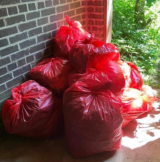 8 bags of litter collected today and 4 collected during the week, thanks to 9 local volunteers for collecting them and thanks to Chris from the Cyngor Gwynedd for picking them up.
Disgusted, found human excrement on the path to Dolbadarn Castle and the Lakeside car park footpath