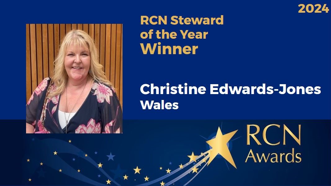 RCNWales's tweet photo. Congratulations to all winners at the #RCN24 Congress awards ceremony. Those who put @rcnwales on the map for their expertise are:
π #RCNSafetyRep of the Year, Cath Jones
π #RCNSteward of the Year, Christine Edwards-Jones
π #RCNLearningRep of the Year, Anita Curley.
@theRCN https://t.co/53iwGhDFZ8
