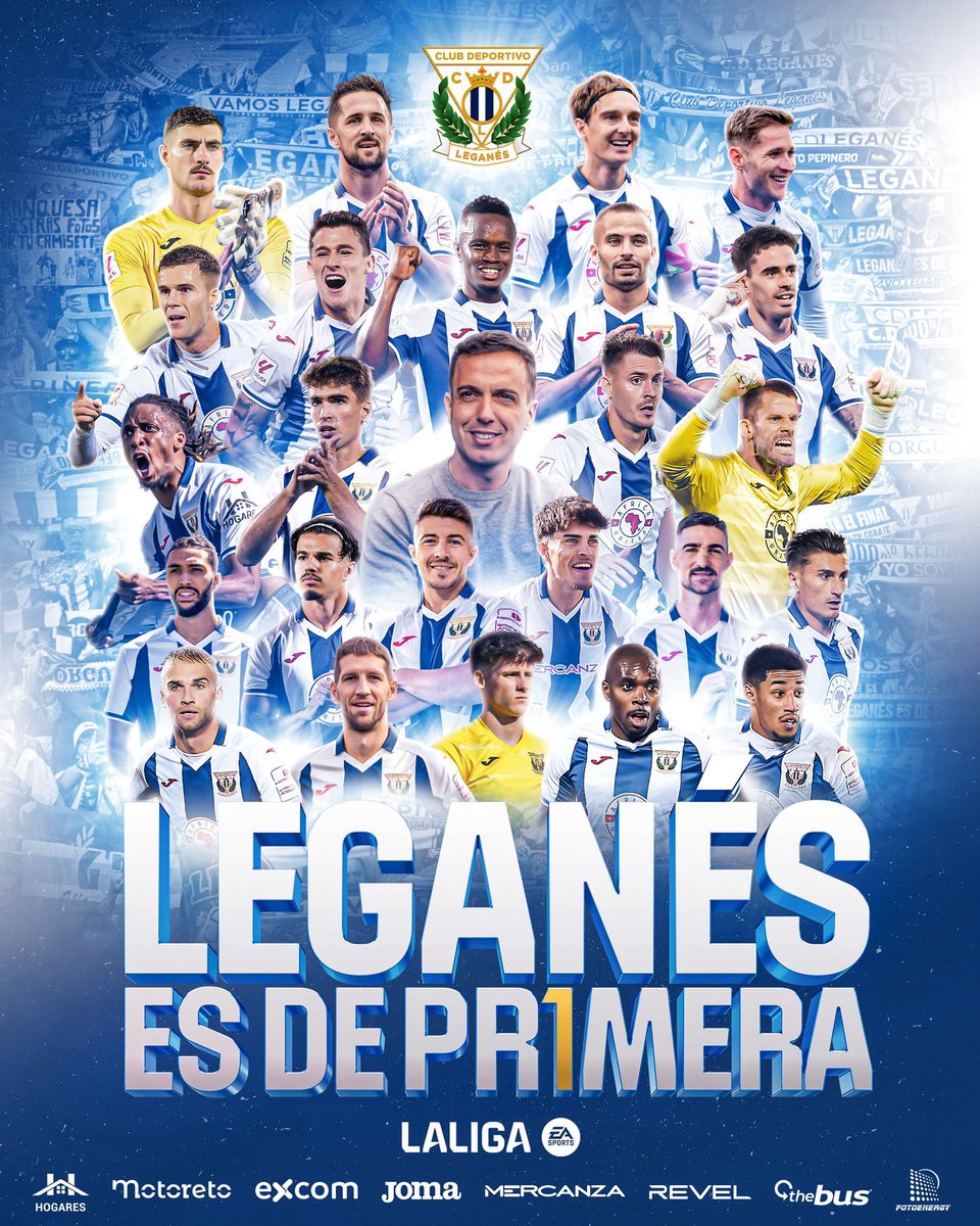 Felicitaciones <a href="/CDLeganes/">C.D. Leganés</a> 

Somos de primera otra vez! ⚽👏