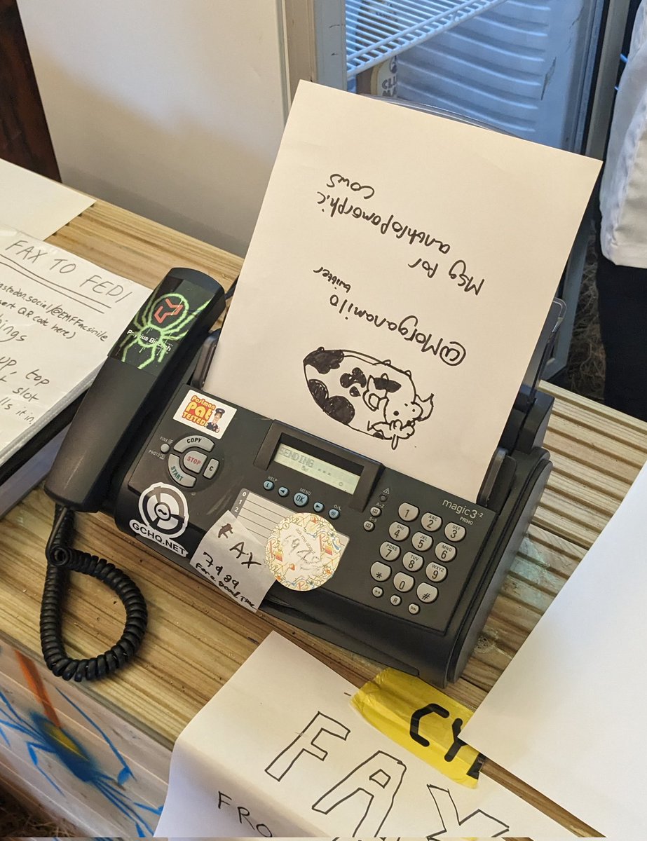 they put a cow in a fax machine wtf