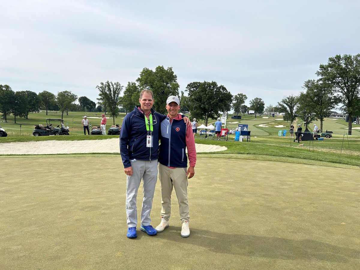 edowling44's tweet image. Here’s another standout of the week @nsschell He was in charge of putting green water management on the back 9. There’s no more important job than water management @uswomensopen when the weather is dry. He knocked it out of the park as you can see by the condition of the greens.