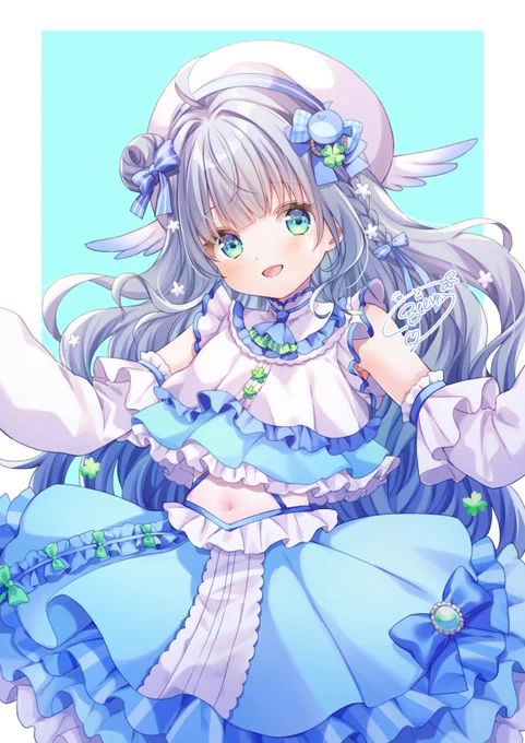 #せい覧展#Skeb百瑠璃せいらんさんを描かせていただきました 