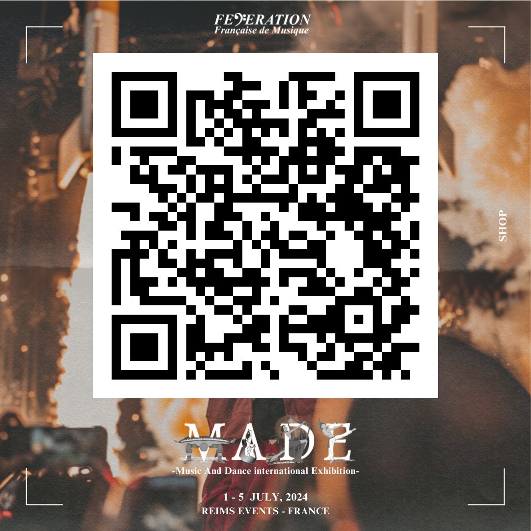 MADE24: Be part of the international event!
Join the cultural platform #music #dance #arts dedicated to sales, #networking #meetings B2B opportunities
July 1st - 5th in France

🅼🅰🅳🅴 -Music And Dance international Exhibition-
_____
Book:
ffmusique.fr/evenements/mad…
#made24 #event