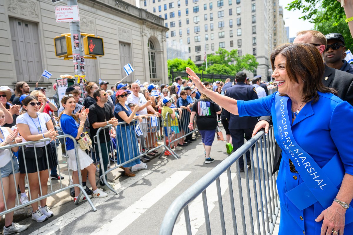 Proud to march at Israel Day on 5th alongside the families of hostages taken in the October 7 attack.

New York stands in solidarity with the Israeli people, and we continue to call for the safe return of the hostages.