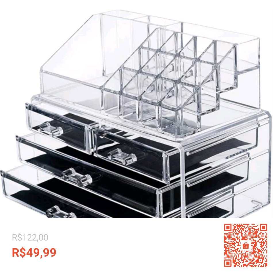 lincoln_digital's tweet photo. Confira Organizador Maquiagem Caixa Acrílico Transparente Portátil com 59% de desconto! Somente R$49,99. Encontre na Shopee agora! https://t.co/DAgJwRuBwR #ShopeeBR https://t.co/wlyDP612vR