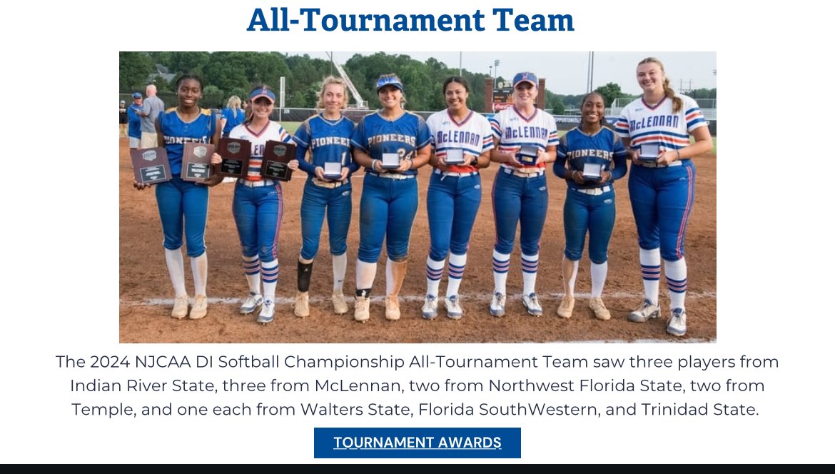 So proud of our players who made the NJCAA All-Tournament team👏🏼👏🏼