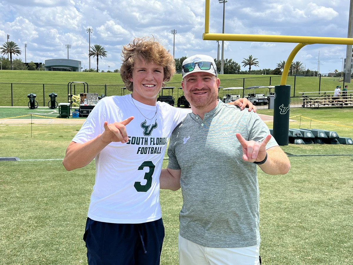 AGTG! Extremely blessed and thankful to receive an offer from the University of South Florida! #gobulls 
<a href="/CoachGolesh/">Alex Golesh</a> <a href="/CoachJGordo/">Joel Gordon</a> <a href="/jared_peery/">Jared Peery</a> 
<a href="/BPS_Football/">Berkeley Football</a> <a href="/MikeTSinger/">Mike Singer</a> <a href="/On3sports/">On3</a> <a href="/Rivals/">Rivals</a> <a href="/CJBennett_08/">The Stable</a>