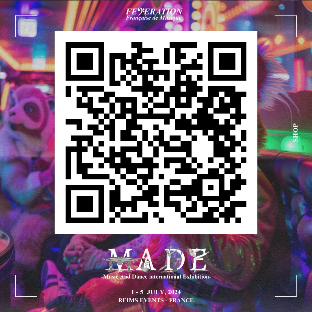 MADE24: Be part of the international event!
Join the cultural platform #music #dance #arts dedicated to sales, #networking #meetings B2B opportunities
July 1st - 5th in France

🅼🅰🅳🅴 -Music And Dance international Exhibition-
_____
Book:
ffmusique.fr/evenements/mad…
#made24 #event