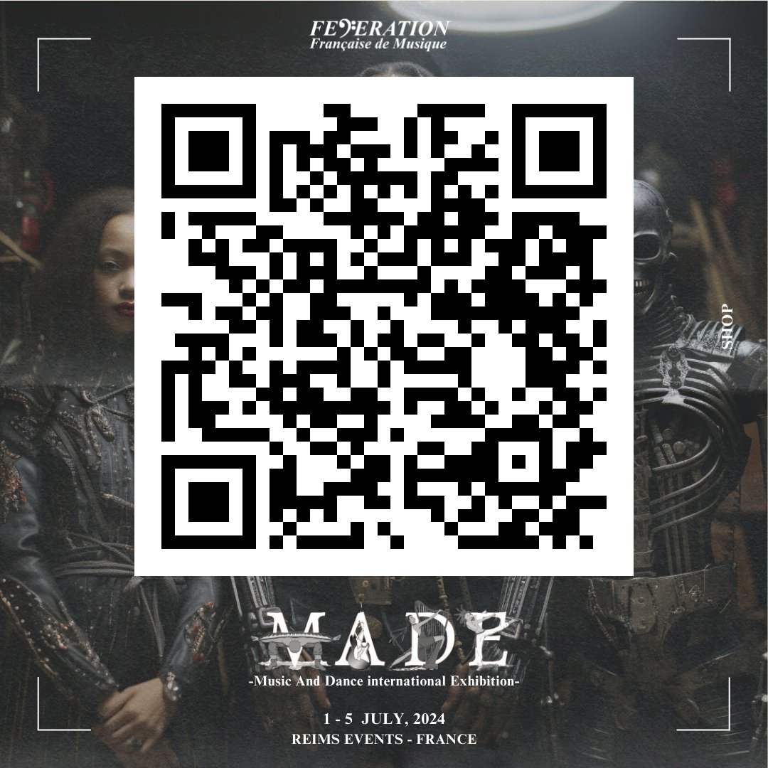 MADE24: Be part of the international event!
Join the cultural platform #music #dance #arts dedicated to sales, #networking #meetings B2B opportunities
July 1st - 5th in France

🅼🅰🅳🅴 -Music And Dance international Exhibition-
_____
Book:
ffmusique.fr/evenements/mad…
#made24 #event