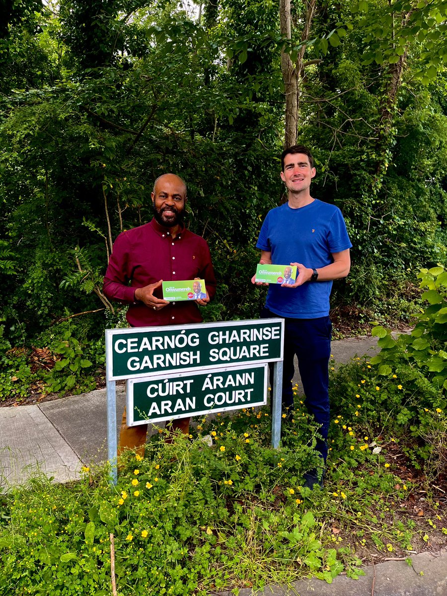 Positive canvass today with Cllr. @JKOnwumereh in Blanchardstown today with great feedback on all his work and representation for the local community