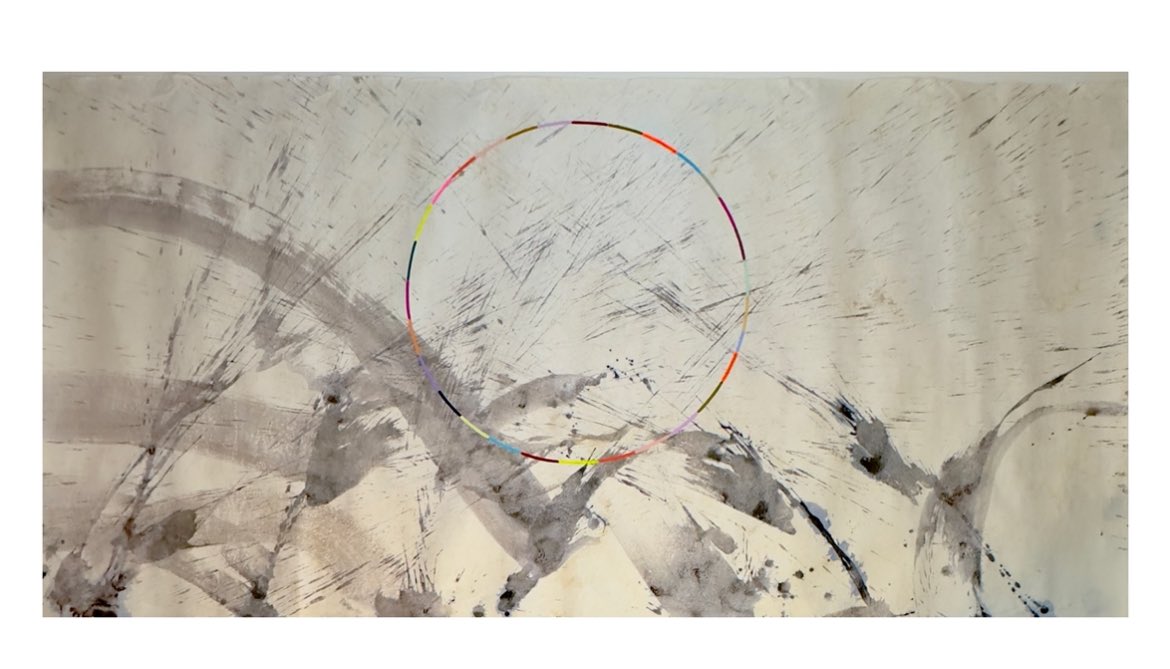 ‘Rise’
4x8ft. Ink, dye and paint on paper. ‘Rise’ articulates the experience of rising above the turbulence in life and allowing ourselves to be light and playful. Currently on view at The Ui Contemporary Museum in Suzhou, China. Thank you <a href="/monarch_io/">MONARCH</a>