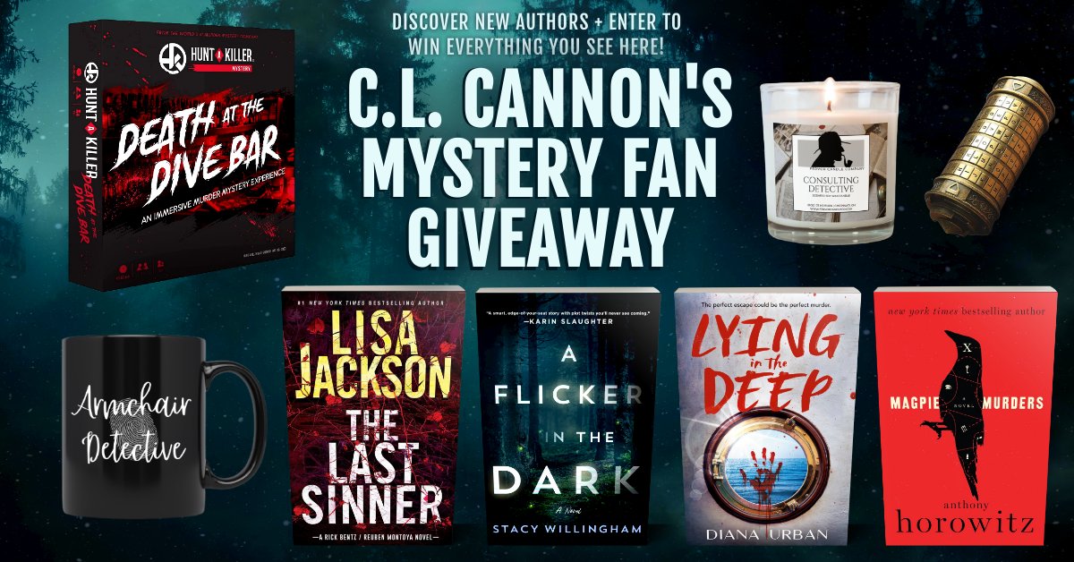 🔎 Where are my #mystery and #thriller #readers? This #giveaway is for you! Enter to #win all you see here!🔎
👀 Enter: bit.ly/mysthrillfans 👀
#Mystery #Crime #Thriller