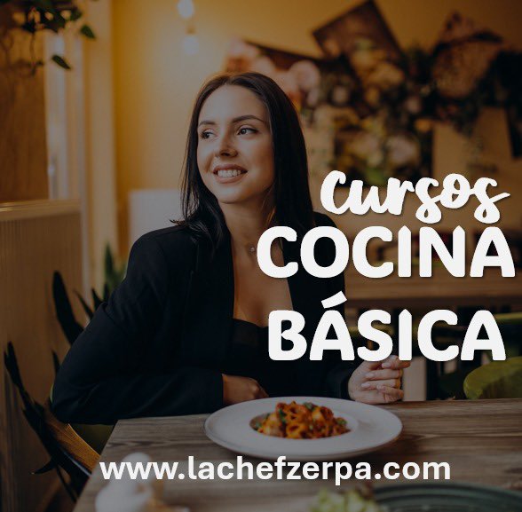 lachefzerpa's tweet image. Sábado 8 y Domingo 9 cursos de técnica básicas de cocina de la mano de la chef Gravitania Zerpa. Más info en lachefzerpa.com o en el 3232248329