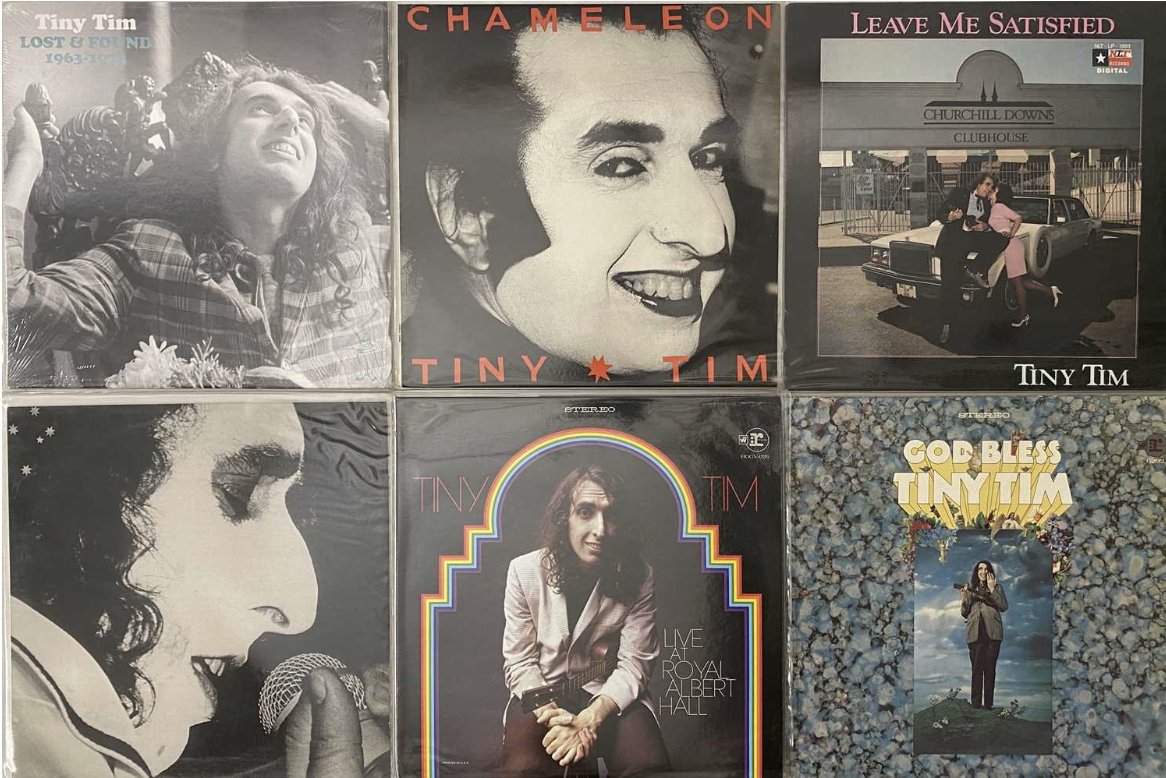 Tonight's featured lot: LOT 370. My beloved Tiny Tim. Those who've read 'The Eternal Troubadour' will know. I scoured stores for 30 years to secure his albums. Yet no takers for his collection now. Thus, of a piece with this great mavericks entire life. bid.omegaauctions.co.uk/auction/lot/lo…