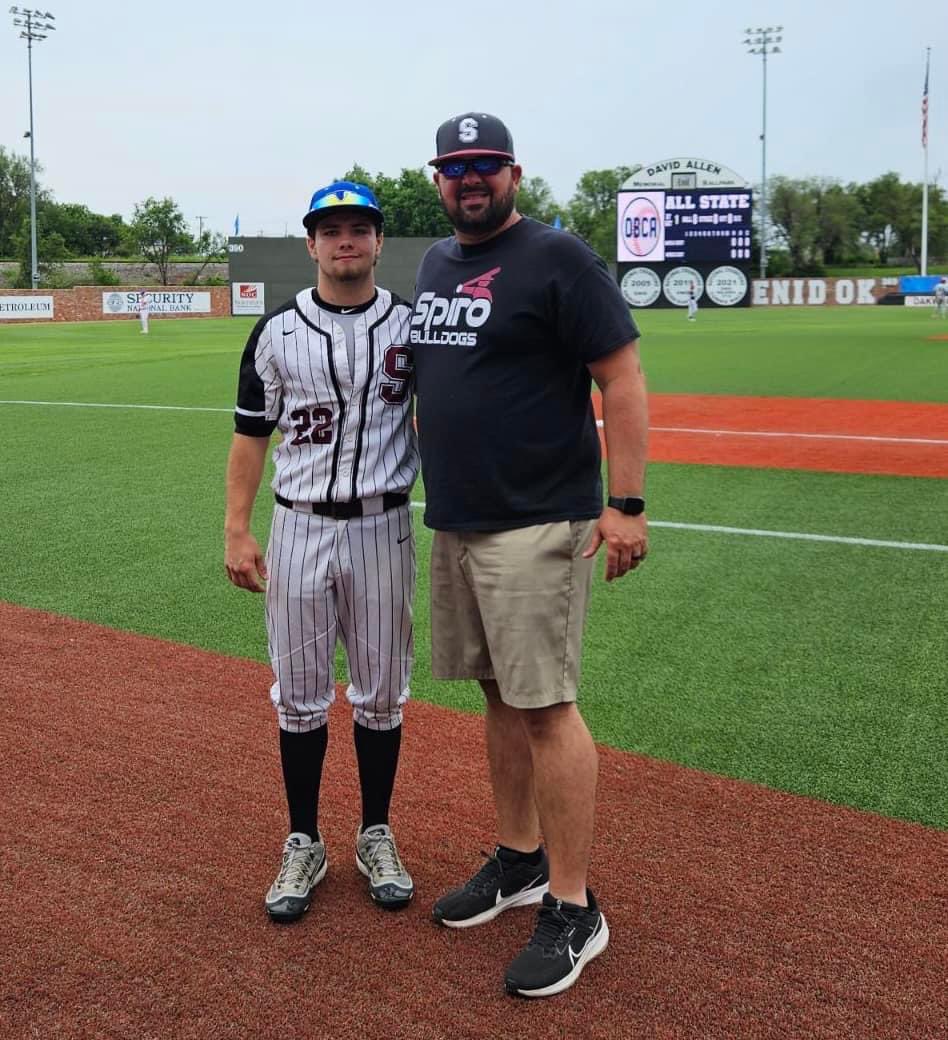 Good Luck Today <a href="/sparks_hunter2/">Hunter Sparks</a>! Looking Good <a href="/DJGist3/">Spiro Bulldog Baseball</a>!

<a href="/OKBSBLCOACHES/">OBCA</a>