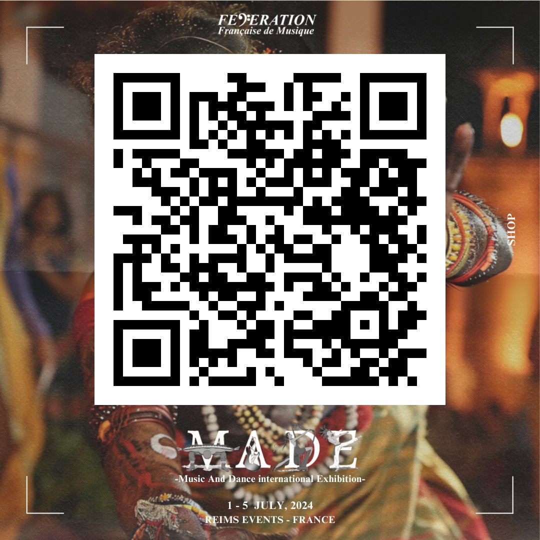 MADE24: Be part of the international event!
Join the cultural platform #music #dance #arts dedicated to sales, #networking #meetings B2B opportunities
July 1st - 5th in France

🅼🅰🅳🅴 -Music And Dance international Exhibition-
_____
Book:
ffmusique.fr/evenements/mad…
#made24 #event
